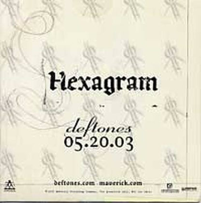 DEFTONES - Hexagram - 2