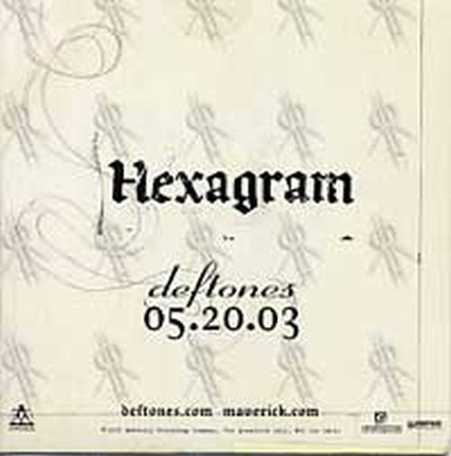 DEFTONES - Hexagram - 2