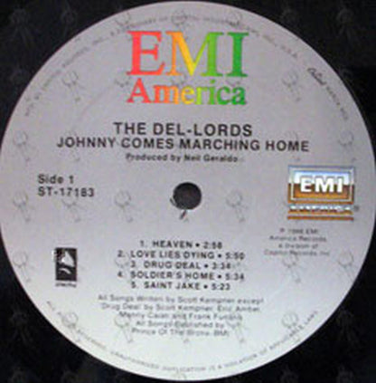 DEL LORDS - Johnny Comes Marching Home - 3