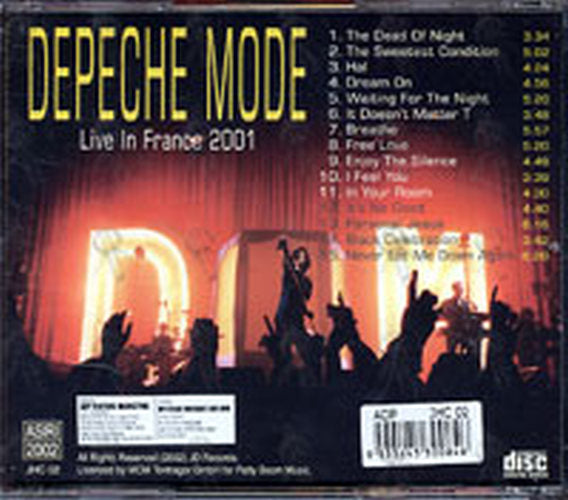 DEPECHE MODE - Live In France 2001 - 2
