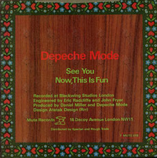 DEPECHE MODE - See You - 2