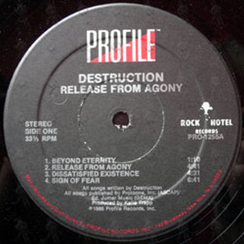 DESTRUCTION - Release From Agony - 3