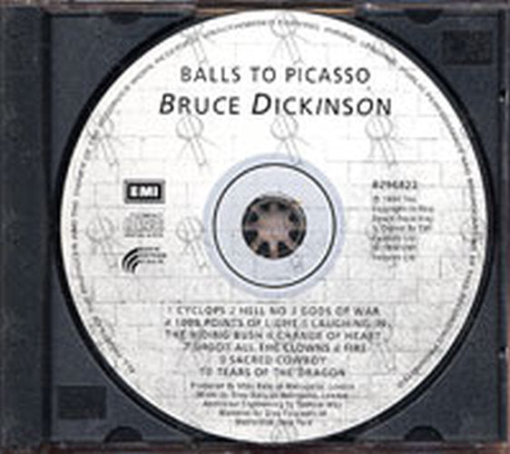 DICKINSON-- BRUCE - Balls To Picasso - 3