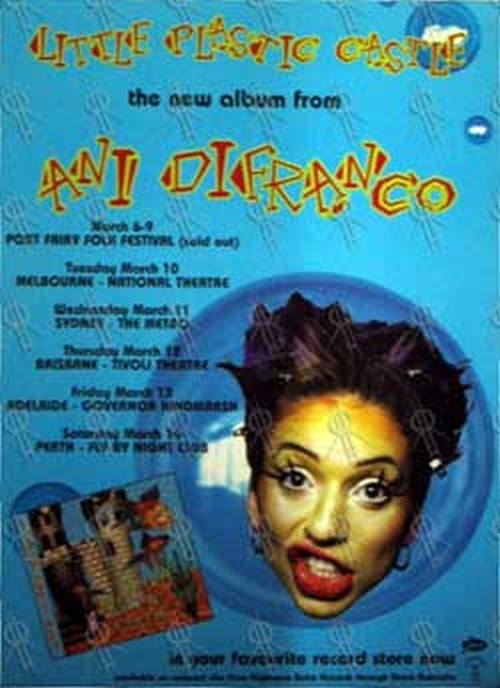 DIFRANCO-- ANI - Australian Tour Poster - 1