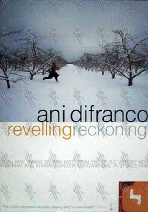 DIFRANCO-- ANI - &#39;Revelling Reckoning&#39; Album Promo Poster - 1