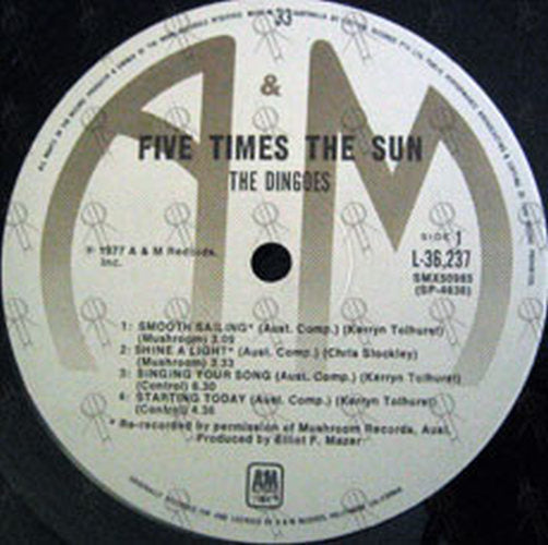 DINGOES-- THE - Five Times The Sun - 3