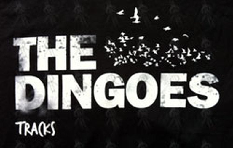 DINGOES-- THE - &#39;Tracks&#39; 2010 Bird Design Oz Tour Black T-Shirt - 2