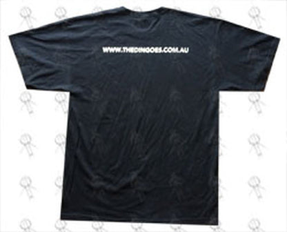 DINGOES-- THE - 'Tracks' 2010 Bird Design Oz Tour Black T-Shirt - 3