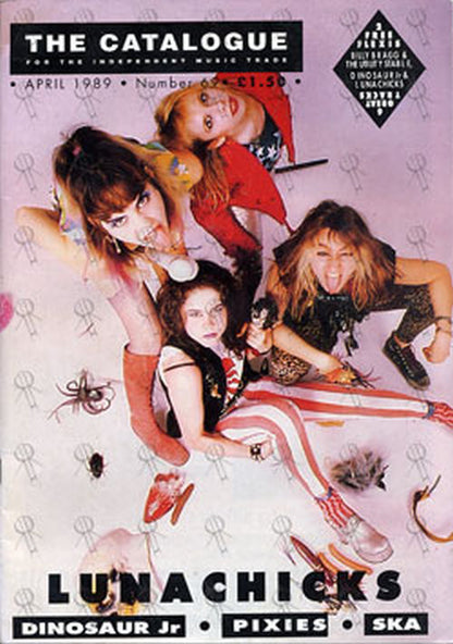 DINOSAUR JR|LUNACHICKS - 'The Catalogue' - April 1989 - Dinosaur Jr / Lunachicks On Cover - 2