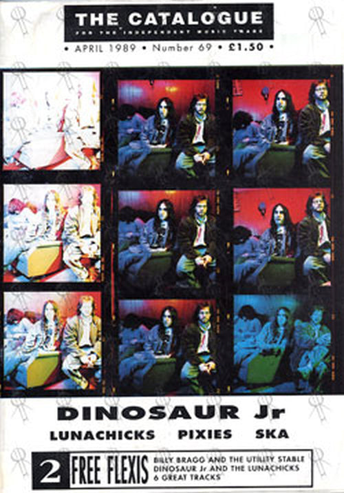 DINOSAUR JR|LUNACHICKS - &#39;The Catalogue&#39; - April 1989 - Dinosaur Jr / Lunachicks On Cover - 1