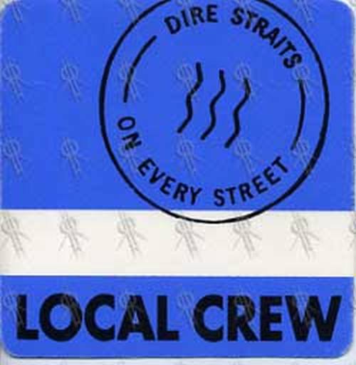 On Every Street 1991 Tour Blue Local Crew Pass