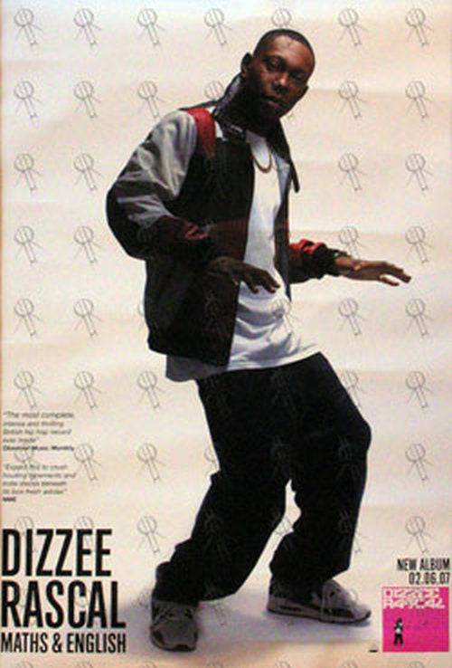 DIZZEE RASCAL - &#39;Maths &amp; English&#39; Album Promo Poster - 1