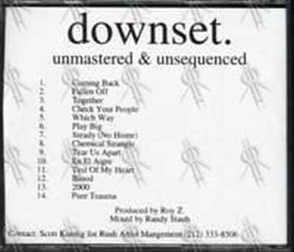 DOWNSET - Check Your People - 1