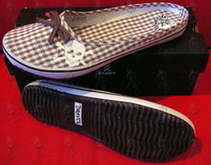 DRAVEN - Brown 'Plaidical' Women's Slides - 1