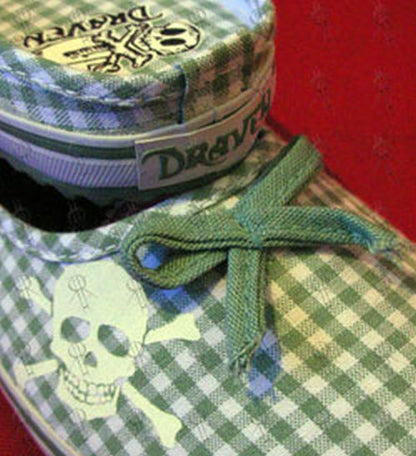 DRAVEN - Green 'Plaidical' Women's Slides - 2