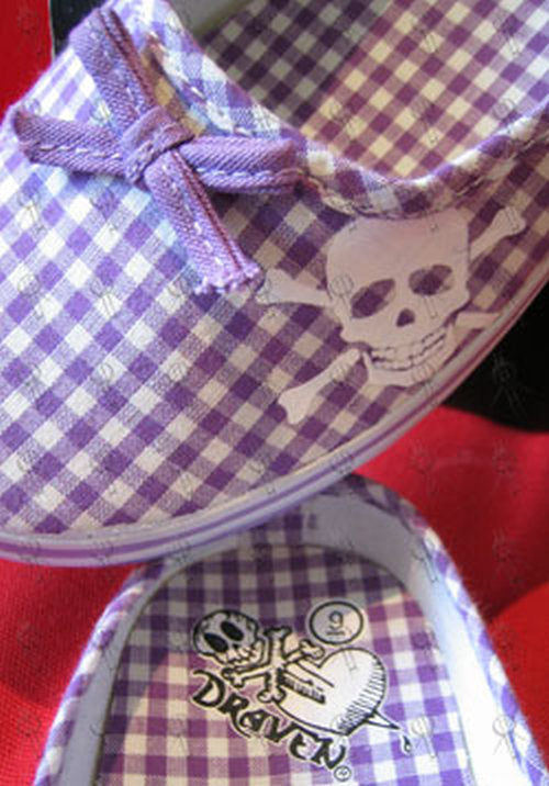 DRAVEN - Purple 'Plaidical' Women's Slides - 2
