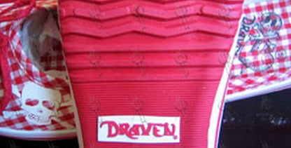DRAVEN - Red 'Plaidical' Women's Slides - 2