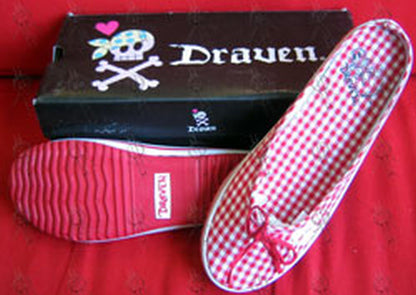 DRAVEN - Red 'Plaidical' Women's Slides - 1