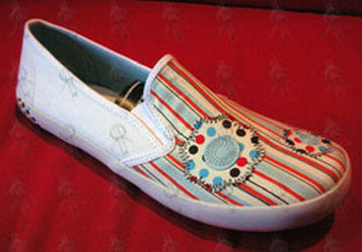 DRAVEN - White &#39;Polka Fly&#39; Design Slip-On Womens Shoes - 4