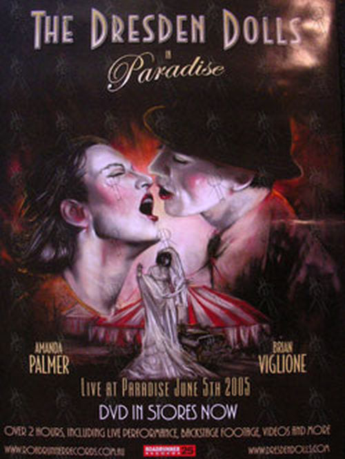 DRESDEN DOLLS - &#39;In Paradisde&#39; DVD Promo Poster - 1