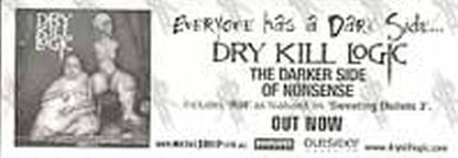 DRY KILL LOGIC - 'The Darker Side Of Nonsence' Sticker - 2