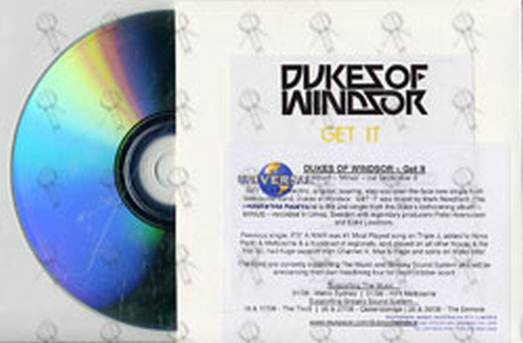 DUKES OF WINDSOR - Get It - 2