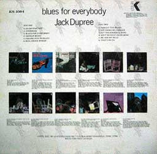 DUPREE-- JACK - Blues For Everybody - 2
