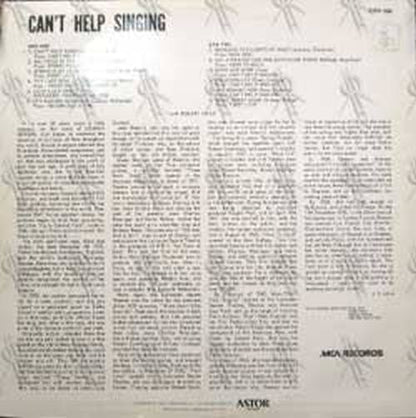 DURBIN-- DEANNA - Can't Help Singing - 2