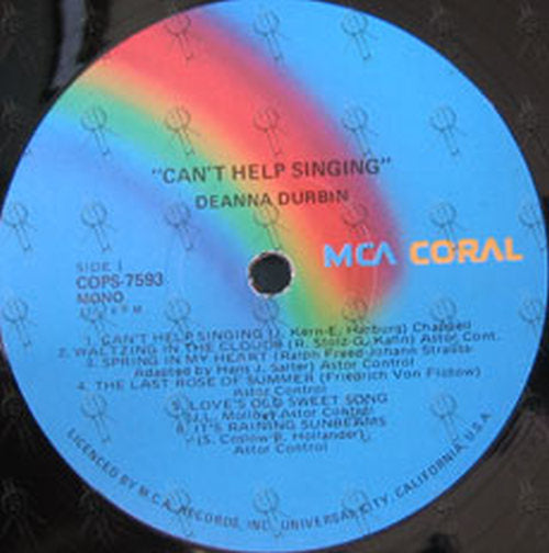 DURBIN-- DEANNA - Can&#39;t Help Singing - 3