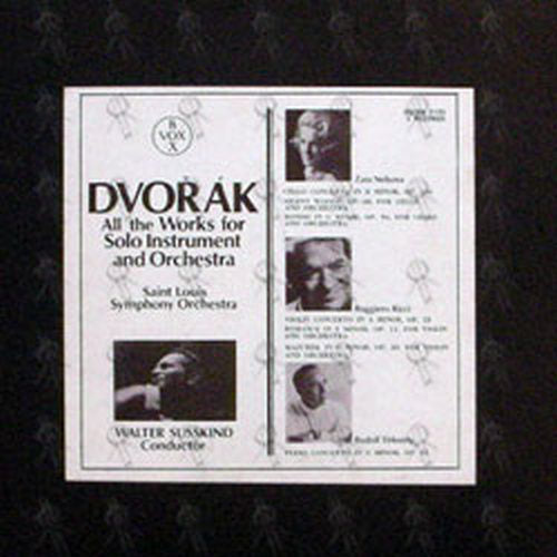 DVORAK - All The Works For Solo Instrument And Orchestra - 2