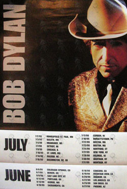 DYLAN-- BOB - Double Sided 1999 US Tour Poster - 1