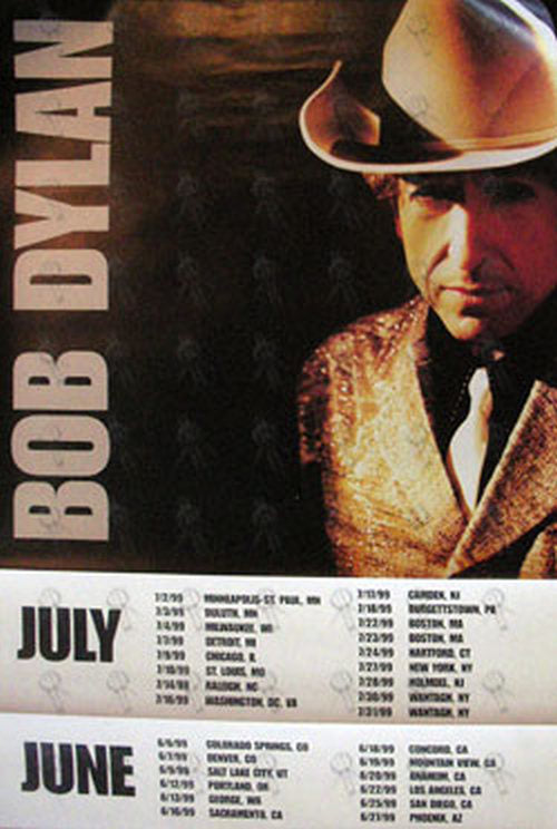 DYLAN-- BOB - Double Sided 1999 US Tour Poster - 1
