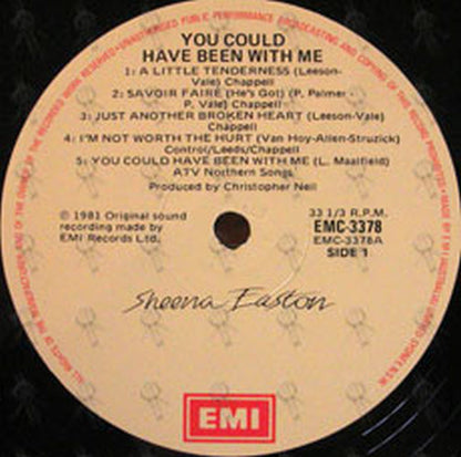 EASTON-- SHEENA - You Could Have Been With Me - 3