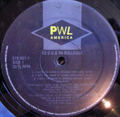 ED O.G. &amp; DA BULLDOGS - I Got To Have It - 2