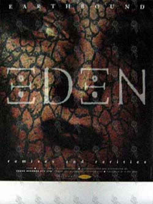 EDEN - &#39;Earthbound - Remixes And Rarities&#39; Album/Gig Poster - 1