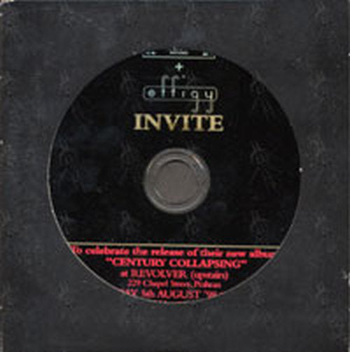 EFFIGY - 'Century Collapsing' Sampler/Launch Invite - 1