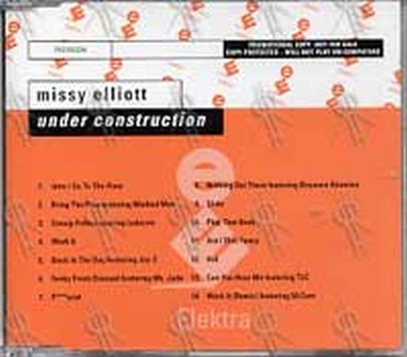 ELLIOTT-- MISSY - Under Construction - 1