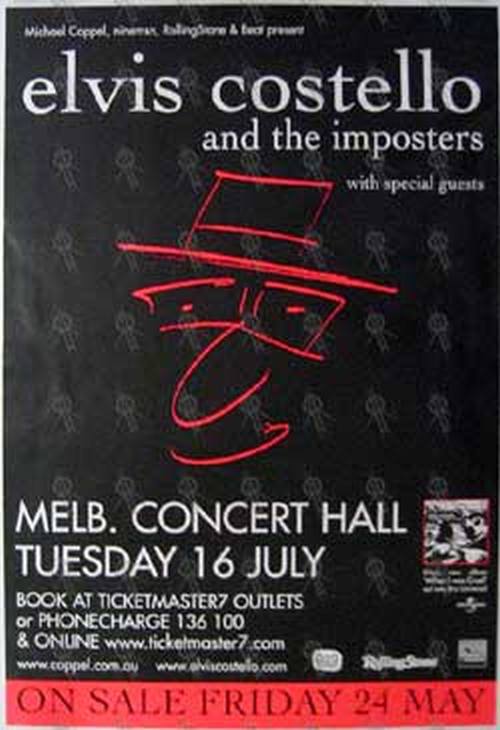 ELVIS COSTELLO &amp; THE IMPOSTERS - &#39;Melbourne Concert Hall