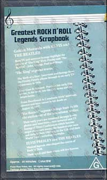 ELVIS PRESLEY|THE BEATLES - Greatest Rock N' Roll Legends Scrapbook - 2