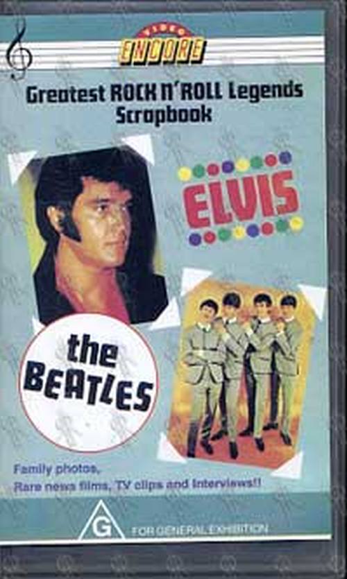 ELVIS PRESLEY|THE BEATLES - Greatest Rock N&#39; Roll Legends Scrapbook - 1