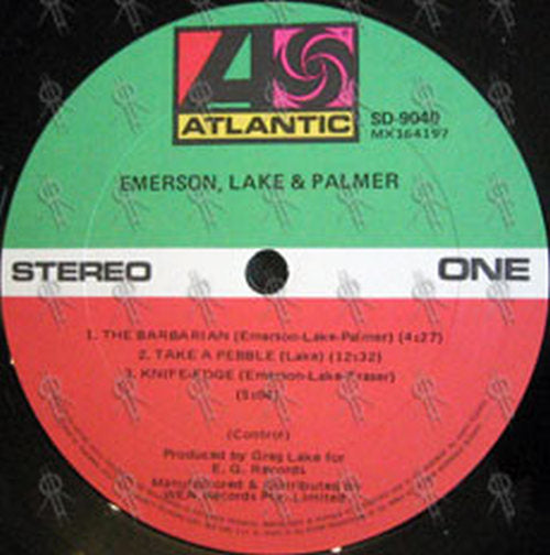 EMERSON-- LAKE &amp; PALMER - Emerson