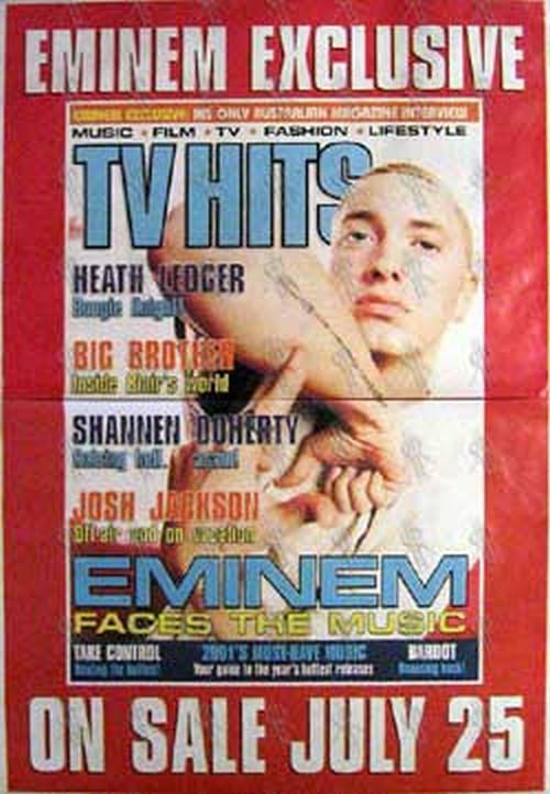 EMINEM - &#39;TV Hits Magazine (Eminem On The Cover)&#39; Poster - 1