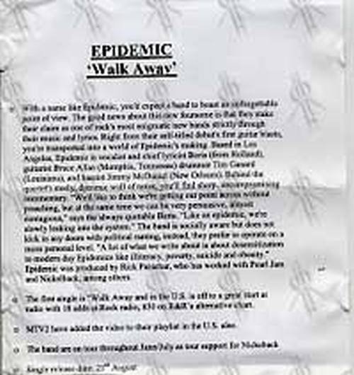 EPIDEMIC - Walk Away - 4