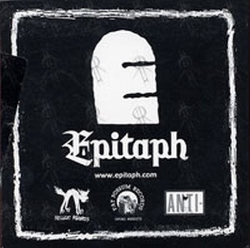 EPITAPH RECORDS - Set Of Six Iron-On Stickers - 4