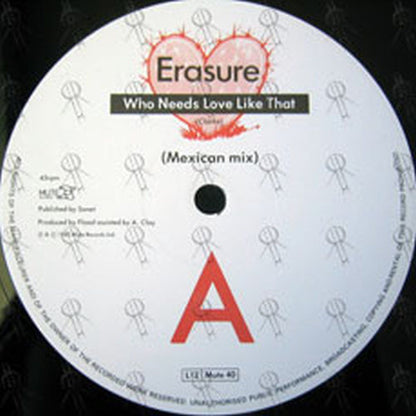 ERASURE - Who Needs Love Like That - 3