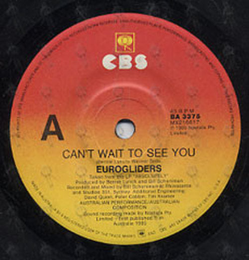EUROGLIDERS - Can't Wait To See You - 2