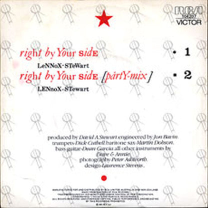 EURYTHMICS - Right By Your Side - 2