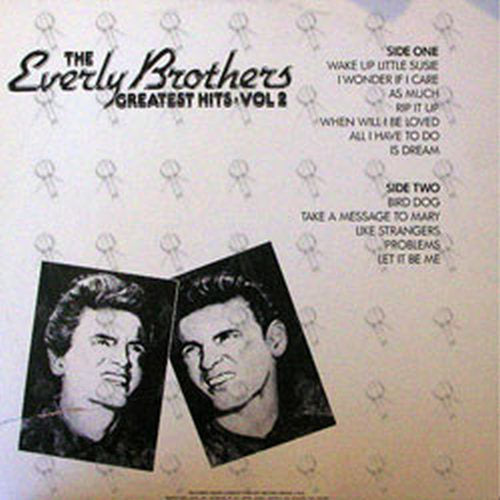 EVERLY BROTHERS-- THE - The Greatest Hits Vol. 2 - 2