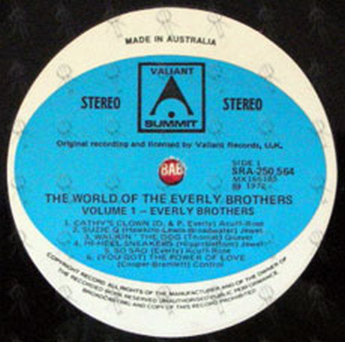EVERLY BROTHERS-- THE - The World Of The Everly Brothers Vol. 1 - 3