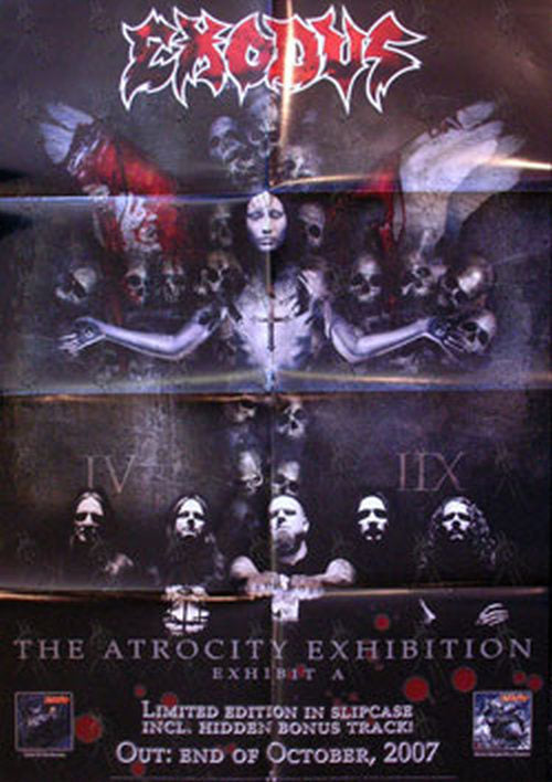 EXODUS - &#39;The Atrocity Exhibition&#39; Album Promo Poster - 1